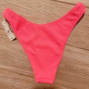 High legged LA hearts pink bikini bottoms!